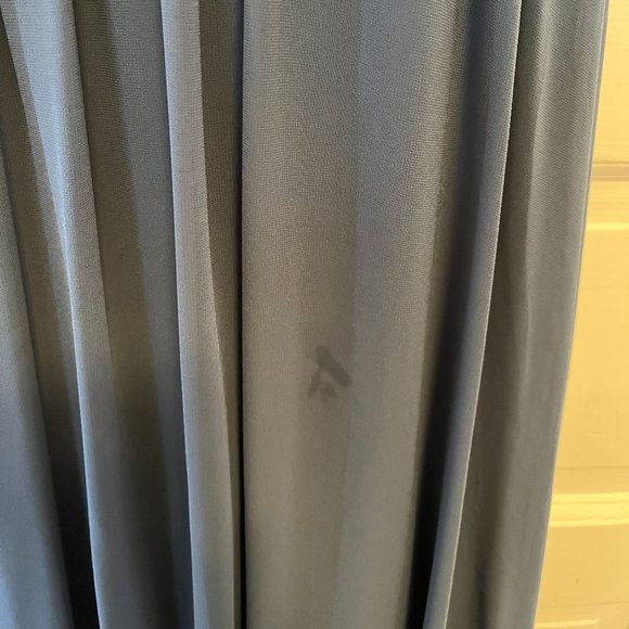 Theia Halter Bridal Dress in Denim Blue - Picture 2 of 4